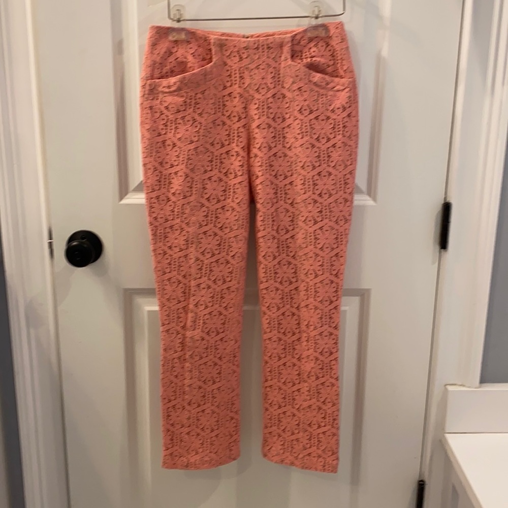 Corey lynn Calter lace lined Anthropologie pants